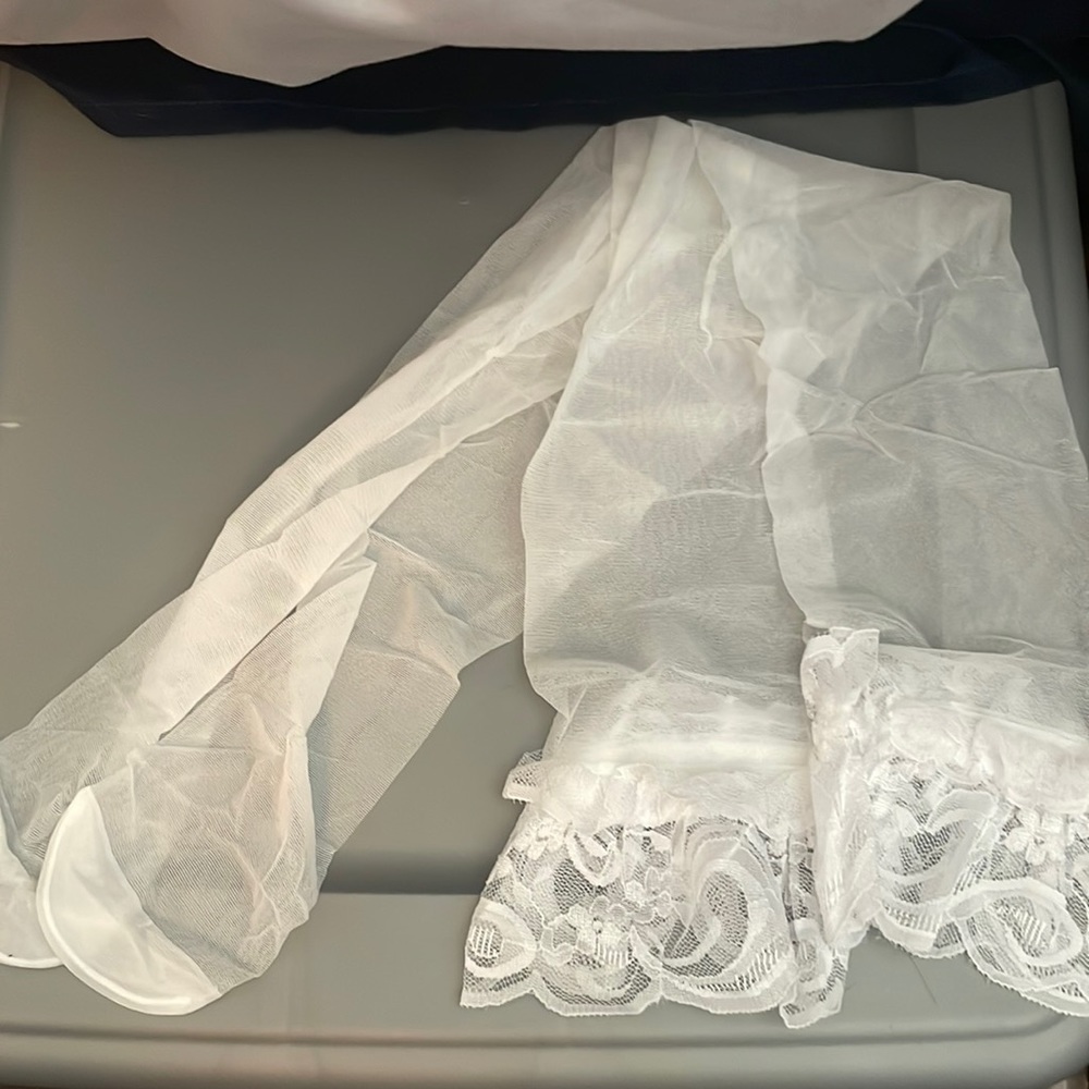 Long white stockings
